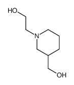 3-(hydroxymethyl)piperidine-1-ethanol结构式