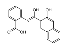 2-[(3-hydroxynaphthalene-2-carbonyl)amino]benzoic acid Structure