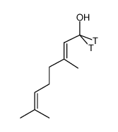geraniol, [1-3h]结构式