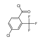 4-chloro-2-(trifluoromethyl)benzoyl chloride structure
