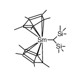 (pentamethylcyclopentadienyl)2SmCH(TMS)2结构式