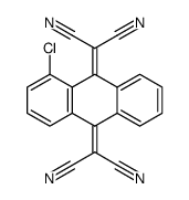 2-[4-chloro-10-(dicyanomethylidene)anthracen-9-ylidene]propanedinitrile Structure