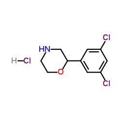 2-(3,5-dichlorophenyl)morpholine结构式