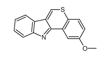 2-methoxy-thiochromeno[4,3-b]indole Structure