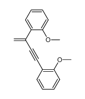 2,4-bis(2-methoxyphenyl)but-1-en-3-yne结构式
