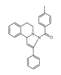 (2-phenyl-6,10b-dihydro-5H-pyrazolo[5,1-a]isoquinolin-3-yl)-p-tolylmethanone Structure