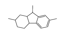2,7,9-trimethyl-1,2,3,4,4a,9a-hexahydro-fluorene结构式