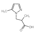 2-Methyl-3-(5-methyl-pyrazol-1-yl)-propionic acid图片