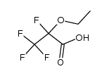 2-Aethoxy-tetrafluor-propionsaeure Structure