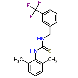 1-(2,6-Dimethylphenyl)-3-[3-(trifluoromethyl)benzyl]thiourea Structure