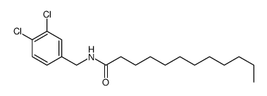 N-[(3,4-dichlorophenyl)methyl]dodecanamide Structure