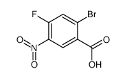 2-Bromo-4-fluoro-5-nitrobenzoic Acid Structure