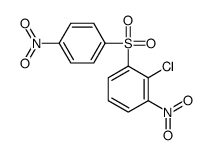 2-chloro-1-nitro-3-(4-nitrophenyl)sulfonylbenzene Structure