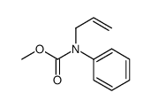 methyl N-phenyl-N-prop-2-enylcarbamate结构式