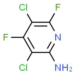 2-Pyridinamine,3,5-dichloro-4,6-difluoro-(9CI)结构式