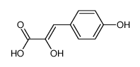 2-hydroxy-3-(4-hydroxyphenyl)acrylic acid结构式