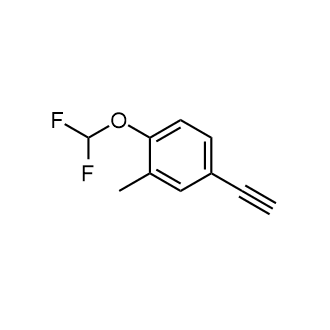 1-(Difluoromethoxy)-4-ethynyl-2-methylbenzene Structure