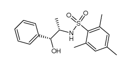 (1R,2S)-2-(N-mesitylenesulfonyl)amino-1-phenyl-1-propanol结构式