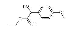 Benzeneethanimidic acid,-alpha--hydroxy-4-methoxy-,ethyl ester (9CI) picture