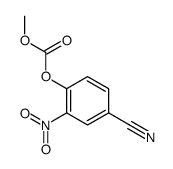 (4-cyano-2-nitrophenyl) methyl carbonate结构式