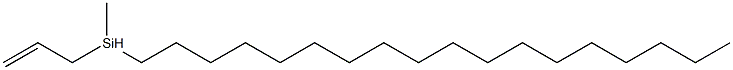 Allyl Octadecyl Methylsilane结构式