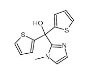 (1-methyl-1H-imidazol-2-yl)di(thiophen-2-yl)methanol Structure