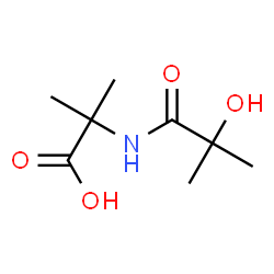 Alanine,N-(2-hydroxy-2-methyl-1-oxopropyl)-2-methyl-结构式