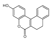 3-hydroxy-7,8-dihydronaphtho[2,1-c]chromen-6-one结构式