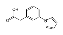 2-(3-pyrrol-1-ylphenyl)acetic acid结构式