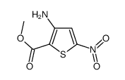3-AMino-5-nitro-thiophene-2-carboxylic acid Methyl ester structure