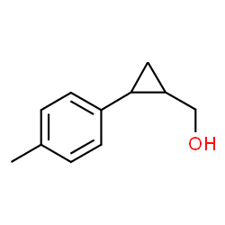 (trans-2-(p-tolyl)cyclopropyl)methanol Structure