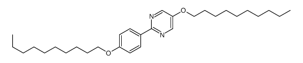 5-decoxy-2-(4-decoxyphenyl)pyrimidine Structure