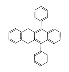 5,12-diphenyl-6,11-dihydronaphthacene结构式