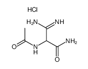 2-acetylamino-malonomonoimidic acid diamide, hydrochloride Structure