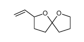 2-Ethenyl-1,6-dioxaspiro(4.4)nonan结构式