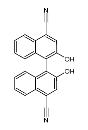 4,4'-dicyano-1,1'-bi-2-naphthol Structure