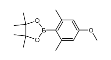 4-Methoxy-2,6-dimethylphenylphenylboronic acid, pinacol ester structure