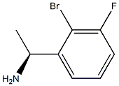 (1S)-1-(2-BROMO-3-FLUOROPHENYL)ETHYLAMINE结构式