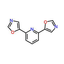 2,6-Di(1,3-oxazol-5-yl)pyridine结构式