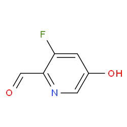 3-Fluoro-5-hydroxy-2-pyridinecarbaldehyde Structure