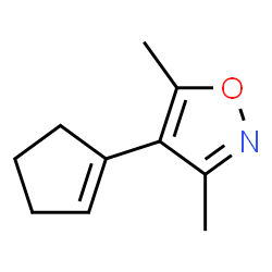 Isoxazole, 4-(1-cyclopenten-1-yl)-3,5-dimethyl- (9CI) picture