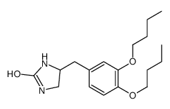 4-(3,4-dibutoxybenzyl)-2-imidazolidinone结构式