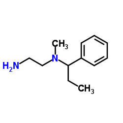N-Methyl-N-(1-phenylpropyl)-1,2-ethanediamine Structure