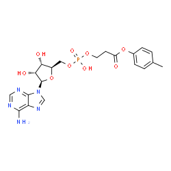 4-tolyloxycarbonyl-2-ethyl adenosine monophosphate structure