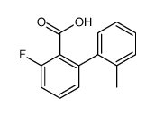 2-fluoro-6-(2-methylphenyl)benzoic acid Structure