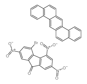 4-bromo-2,5,7-trinitrofluoren-9-one,naphtho[1,2-b]phenanthrene Structure