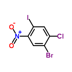 5-Bromo-4-chloro-2-iodonitrobenzene Structure