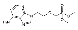 dimethyl ((2-(6-amino-9H-purin-9-yl)ethoxy)methyl)phosphonate Structure
