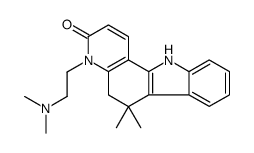 4-[2-(dimethylamino)ethyl]-6,6-dimethyl-5,11-dihydropyrido[3,2-a]carbazol-3-one Structure