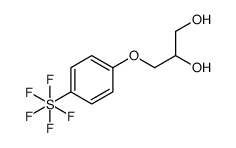 3-[4-(Pentafluoro-λ6-sulfanyl)phenoxy]-1,2-propanediol结构式